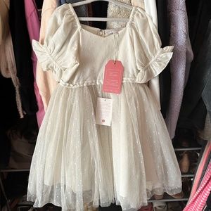 Kids white ballerina dress
